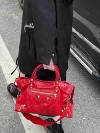 evening bag Luxury designer bags tote women Fashion Motorcycle handbag shoulder cross body large capacity metal buckle