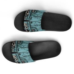 أحذية مخصصة DIY توفر الصور لقبول تخصيص Slippers Sandals Slide Paospd Mens Womens مريحة