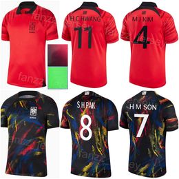 National Team Soccer 17 Na Sang-Ho Jersey South Korea 2022 2023 World Cup 19 Kim Young-Gwon 16 Hwang Ui-Jo 10 Lee Jae-Sung 9 Cho Gue-Sung 13 Son Jun-Ho Football Shirt Kits