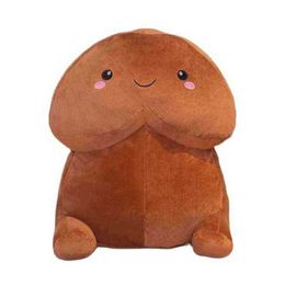 1020Cm Kawaii Meat Coloured Penis Cuddle Pillow Sexy Soft Toy Filled Funny Pillow Simulation Beautiful Gift For Girlfriend J220729