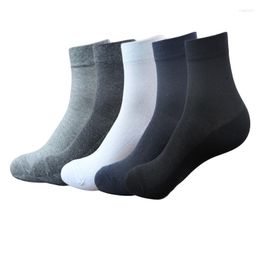 Men's Socks Fashion Male Cotton Long Crew Free Size Business Men Dress Underwear Summer Winter Breathable Elasticity