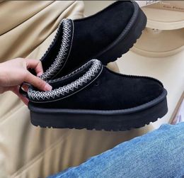 Женские дизайнерские сапоги Tazz Slipers Slides Австралия классическая Ultra Mini Platform Boot Tasman Slip-On Les Petites замшевые шерстяные плиты высокое качество