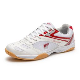 Dress Shoes 2022 Professional Table Tennis Men Women Anti Slip Badmintons for Couples Blue Red Light Weight Badminton Sneakers 221125