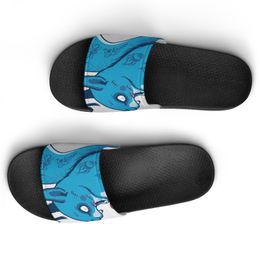 أحذية مخصصة DIY توفر الصور لقبول تخصيص Slippers Sandals Slide Paiojs Mens Womens مريحة