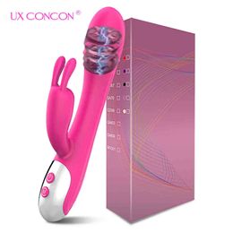 Anal toys Powerful G-spot Rabbit Vibrator Women's Dildo For Women Male Masturbator Erotic Goods Games For Adults 18 Sex Shop products 0930