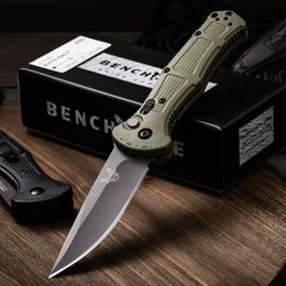 Benchmade 9070 Tactical Folding Knife D2 Blade Nylon Fiber Handle Outdoor Camping Ecurity Defense Pocket Saber EDC Tool on Sale