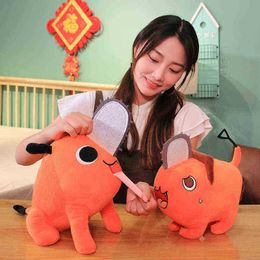 Cartoon 2540Cm Japanese Anime Chainsaw Man Pota Plush Dolls Animal Pillow Cushion Collection Cosplay Birthday Gifts For Kids J220729