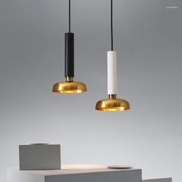 Pendant Lamps Nordic LED Lights Living Room Lustre Lighting Black/Gold Light Fixtures Loft Lamp Kitchen Hanging