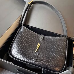Women Handbags Purse Snakeskin Underarm Bag Crossbody Handbag Shoulder Back Bags Gold Hardware Fashion Letter Multiple Colors Quality Leather