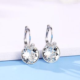 Stud Earrings 11.11 Fashion Small Bella Boucle D'oreille Femme 2022 Made With Austria Crystal For Women Wedding Party Jewlery Accessory