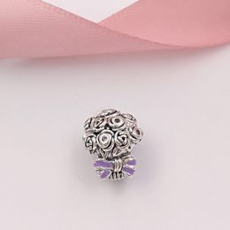 925 Sterling Silver Beads Celebration Bouquet Charm Fits European Pandora Style Jewelry Bracelets & Necklace 797260NLC AnnaJewel