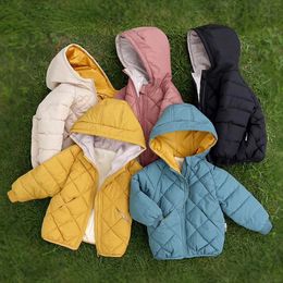 Down Coat Autumn and Winter Children's Girls Boys Jacket Children's Down Jacket Plus Down Baby Warm Cotton Jacket Boys Clothes 221125