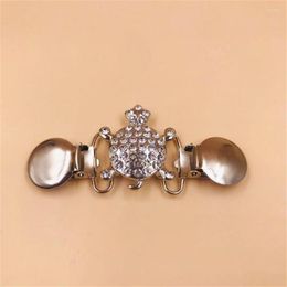 Brooches 2022 Fashion Retro Diamond Crystal Tortoise Cardigan Brooch Pin Women Sexy Animal Shawl Sweater Dress Fastening Clip