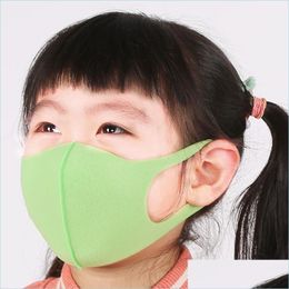 Designer Masks Anti Pm2.5 Mouth Respirator 3Pcs Face Mask Child Sunsn Protective Masks Four Seasons Daily Use Breathable 6Hl H1 Drop Dho5F