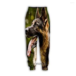 Men's Pants Men/Women German Shepherd Dog 3D Printed Casual Fashion Streetwear Men Loose Sporting Long F24