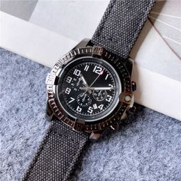 New Century Fashion Six Needle Quartz Belt Watch Men's Trend