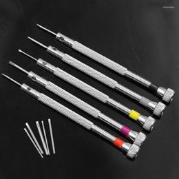 Watch Repair Kits Universal Tool Glasses/watch/computer Slotted Screwdriver Changer Small 5pcs