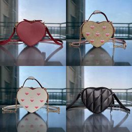 Evening Bags Designers Shoulder Handbags Fashion women Luxury coabag Wallet Famous Brands handbag woman bags Crossbody bag leather chain Love heart