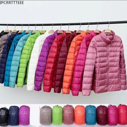 Women's Down Parkas Plue Size Duck Jacket Ultra Light Feather Plus Overcoat Windbreaker Coats 221125