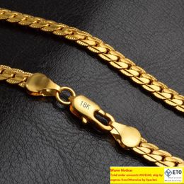 Mens 14k Yellow Real solid Gold GF 9mm Italian Figaro Link Chain Necklace Brass Jewelry gift 24 Inches All items from a smokefree petfree