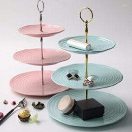 Bakeware Tools 3 Tier Cake Fruit Plate Stand Handle Fitting Tool Hardware Rod Decorating