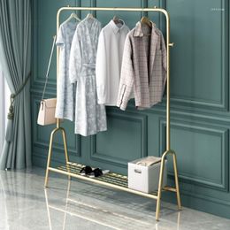 Clothing Storage Wrought Iron Hallway Porch Cafe Coat Rack Modern Simple Cloakroom Bedroom Garment Racks Store Living Room Shelf