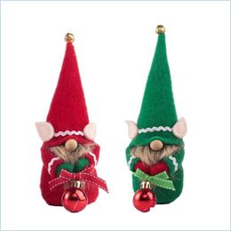 Christmas Decorations Christmas Ball Decoration Supplies Elf Dolls Accessories Garden Gnome Doll Toy Ornaments Xmas Gifts For Kids H Dh94N