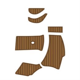 Quality 2006 Chaparral 280 Cabin Floor Boat EVA Foam Faux Teak Deck Flooring Pad Mat