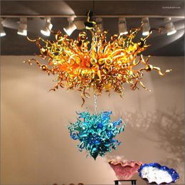 Chandeliers Modern Crystal Handmade Blown Murano Glass Custom Made For Villa Decor