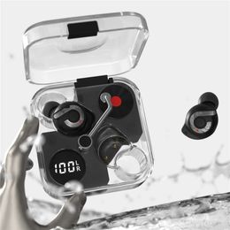 Call Phone Earphones E89 Transparent Case TWS Wireless Bluetooth 5.2 Headset Power Digital Display Sport Gaming Headphones With Microphone for All Phone iPhone