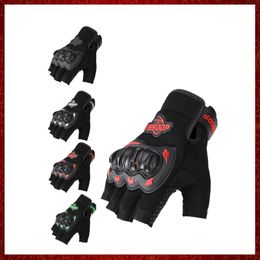 ST427 Motorcycle Gloves Half-Finger Fingerless Summer Breathable Men Non-slip Outdoor Sports Motorcycle Accessories Riding Gloves