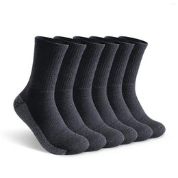 Men's Socks Outdoor Sports 6 Pairs Of Sweat-absorbent And Breathable Cotton Winter Men