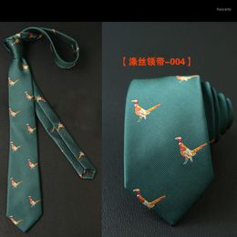 Bow Ties Male Tie Personality Embroidery Business Banquet Casual Party Accessories Gift Animal Bee Fashion Korean Black British Necktie