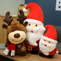 2022 Manufacturers wholesale 22cm Santa Claus stuffed toys for children's Christmas gifts