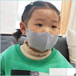 Designer Masks Child Earloop Mask Color Breathable Mouth Respirator Boys Gilrls Face Masks Fashion Design 3 5Df H1 Drop Delivery Hom Dhyob