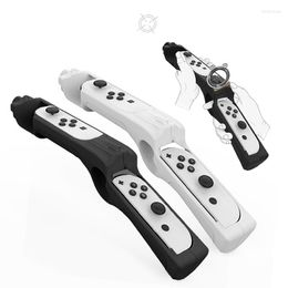 Game Controllers Accessories For Switch / OLED Shooting Games Joy Controller Induction Peripherals Gun Grip Black