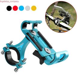 Car Metal Motorcycle Bike Phone Holder Aluminum Alloy Anti-slip Bracket GPS Clip Universal Bicycle Phone Stand for all Smartphones
