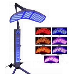 LED Skin Rejuvenation Photofacial Photodynamic Light Therapy 7 Colours Stand PDT Machine For Skin Treatment Firming Anti-Wrinkle Beauty Salon Equipment