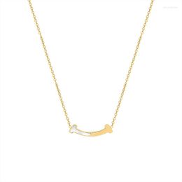 Chains Valentines Gift T Shape Retro Simple Smile White Seashell Pendants Necklace Women