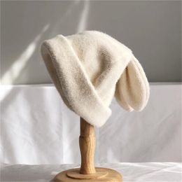 Cappello per le orecchie di coniglio sospeso di moda femminile autunno e inverno a maglia giapponese caloroso AE528