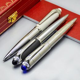 Roadster CT Luxury Classic Green/Blue Lacquer Barrel Ballpoint Pen Quality Silver/Golden Clip Writing Smooth