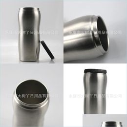 Tumblers 335Ml Can Cooler Slim Insator Stainless Steel Tumbler Vacuum Insated Bottle Cold Insation 63 M2 Drop Delivery Home Garden K Dhf4K