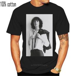 Camisetas masculinas camisetas para hombres Patti Smith Caballos Punk Rock 70's 80's 90 Band Men Women Unisex Camiseta 383 Harajuku