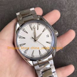 2 Color Watches Wristwatches for Men Date 41.5mm 150M Silver Black Dial VSF Sport Mechanical Stainless Steel Bracelet VS Factory Cal.8500 Automatic Movement Watch