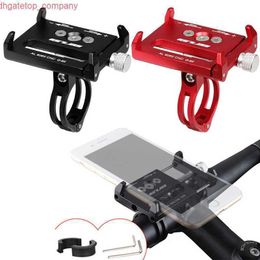 Car Full Aluminium Alloy Mobile Phone Holder Stands for Bicycle Motorcycle Metal Mountain Bike Road Bike Phone Holder for iphone 6 8