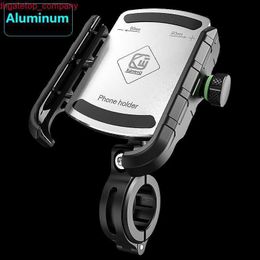 Car Aluminium Motorcycle Phone Holder with 18W QC 3.0 USB Quick Charger Phone Stand Moto Bicycle Handlebar Mobile Phone Bracket Stand