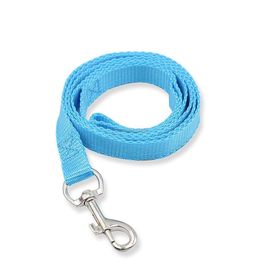 Dog Collars Leashes 120Cm Simple Dog Collar Leash Hook Nylon Walk Training Leashes Pet Dogs Supplies Drop Delivery Home Garden Dhmh2