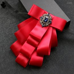 Bow Ties Rhinestone Tie Men's High-end Banquet Wedding Groom Groomsman Host Suit Shirt Jewellery Gifts Handmade Bowtie Female