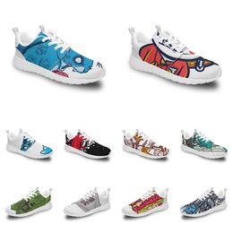 Cartoon Sports Men Shoes Animal Anime Women Custom Design Diy Word Black White Blue Red Colorful Outdoor Mens Trainer Wo S S Fffe F s