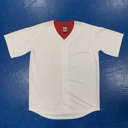 8-24 White Baseball Jersey NO NAME Stitched Custom Name Number